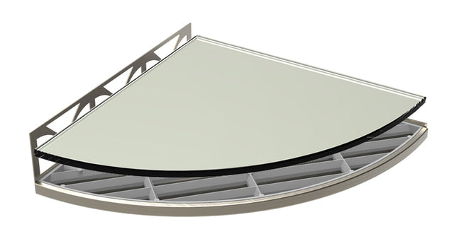 TileWare Structural Surfaces Claddy T-Shelf - Petra