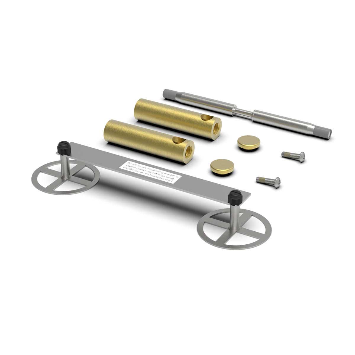 TileWare Promessa Series Toilet Paper Holders - Contemporary Tile Systems Brushed Gold