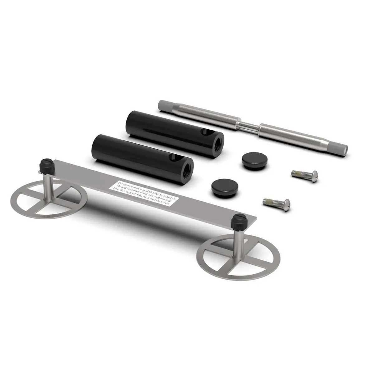 TileWare Promessa Series Toilet Paper Holders - Contemporary Tile Systems Matte Black