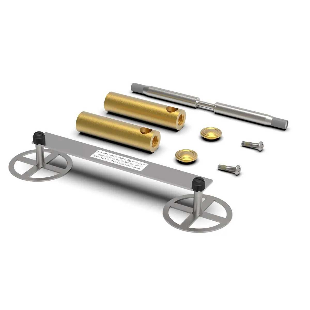 TileWare Promessa Series Toilet Paper Holders - Traditional Tile Systems Brushed Gold