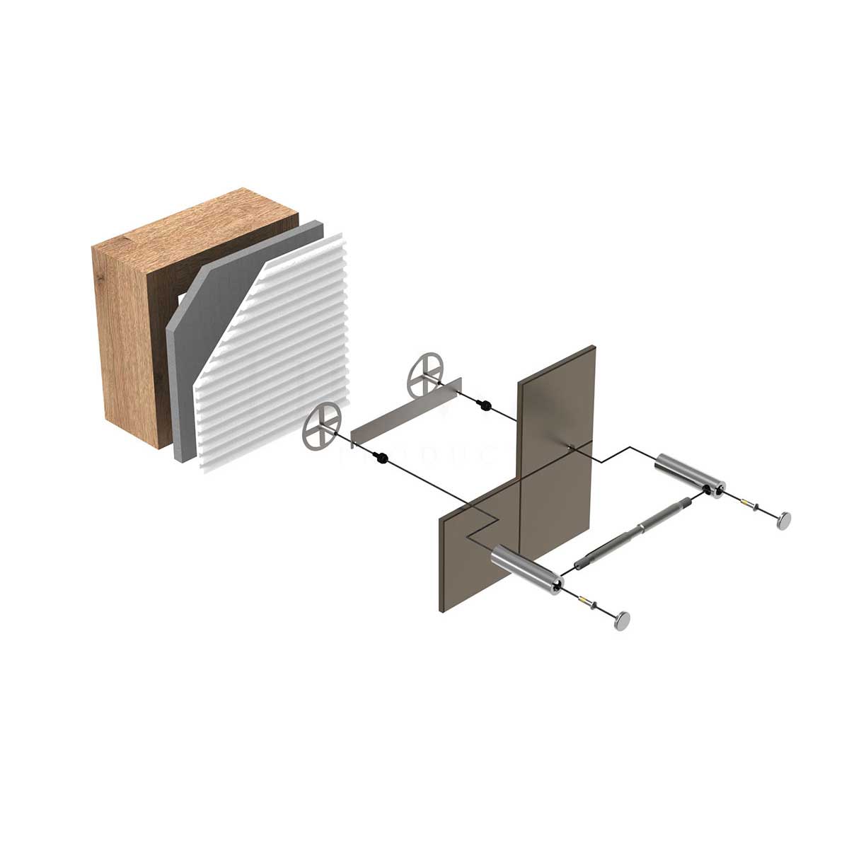 TileWare Promessa Series Toilet Paper Holders - 3D