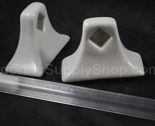 Ceramic Glaze Towel Bar Holder Cream Glossy