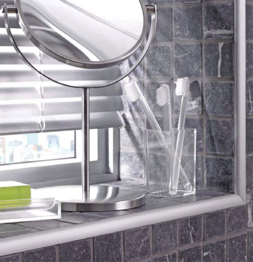 Metal Tile Trim Naturals - Satin Nickel