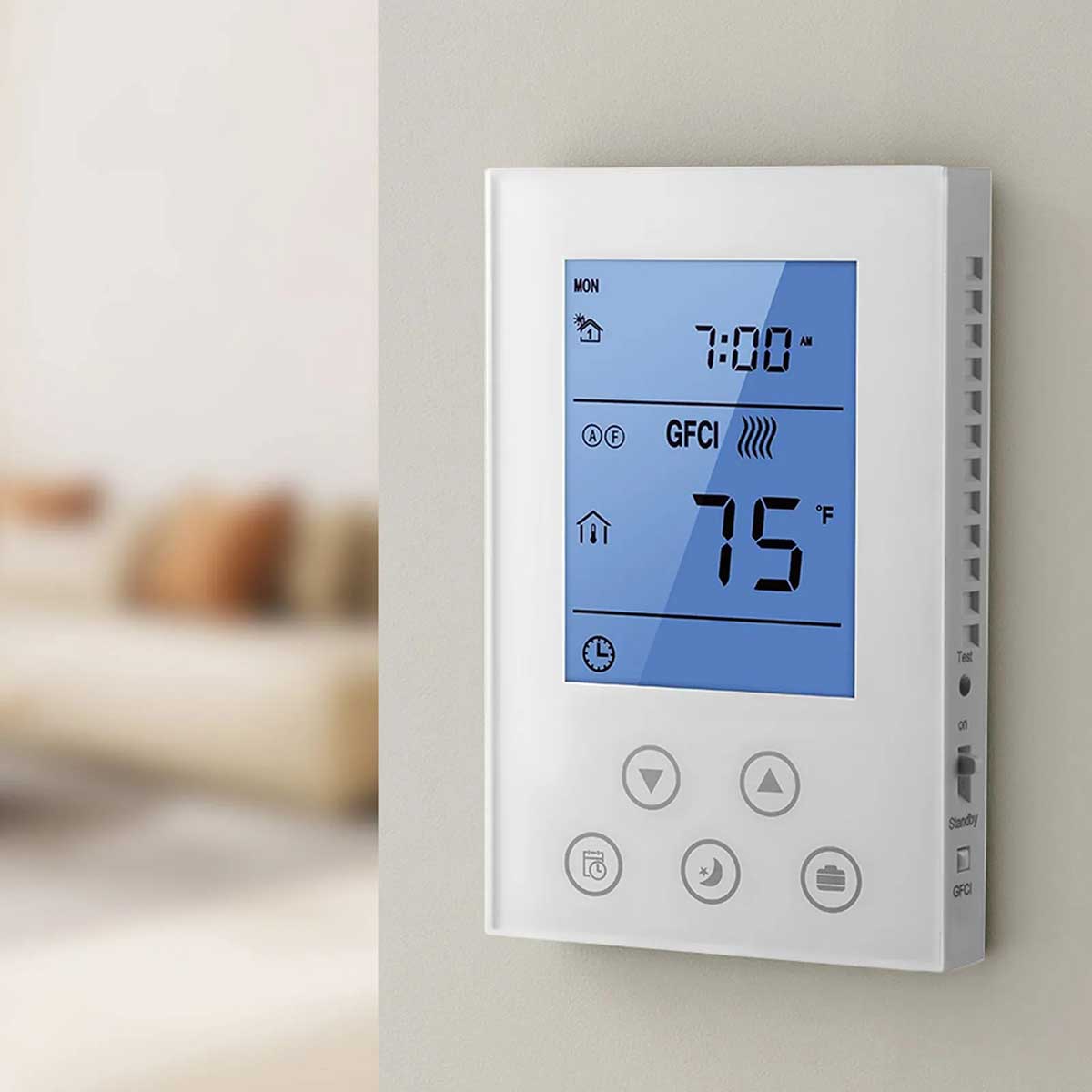TTE-650G thermostat for heated bathroom floors