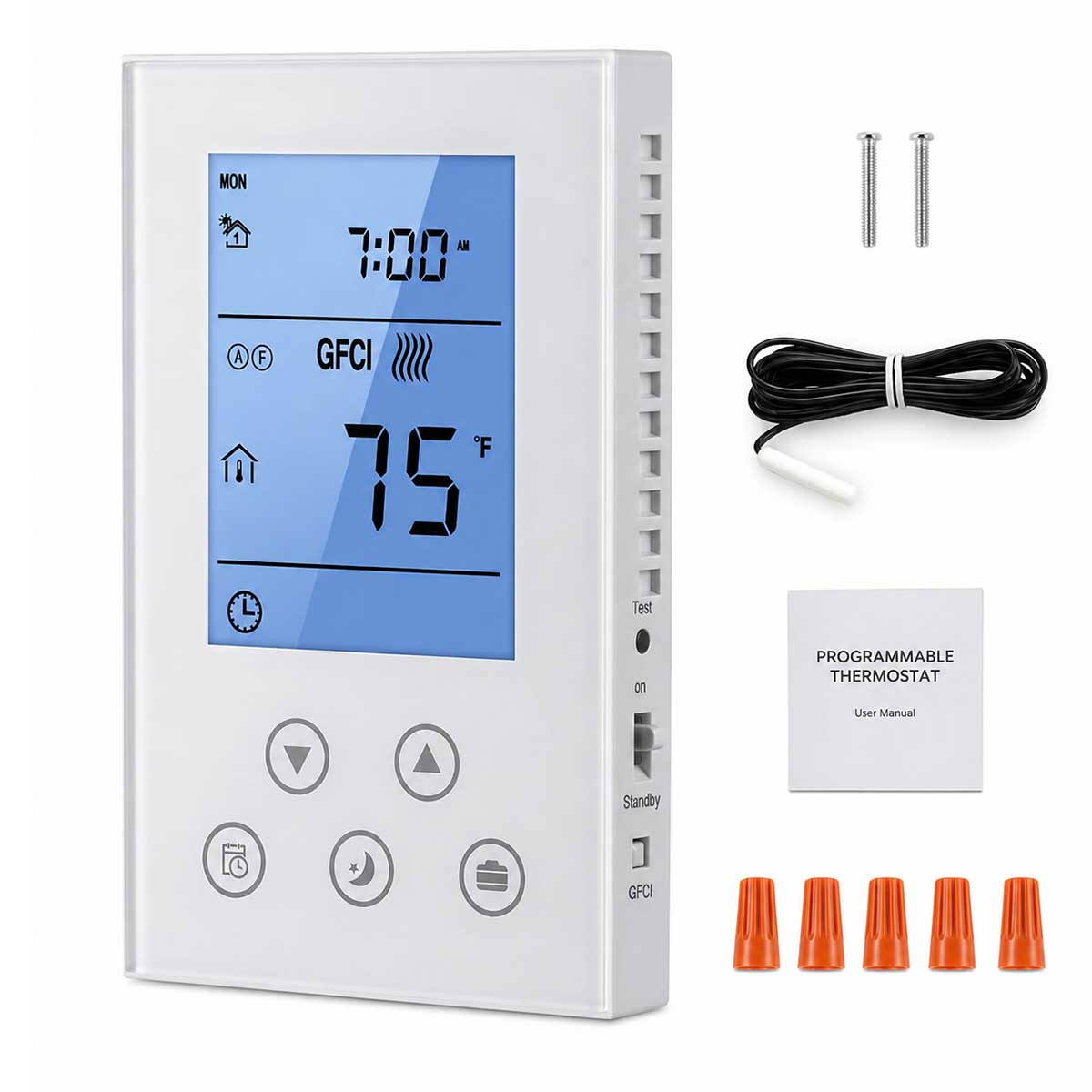 TTE-650G 7-day programmable floor heating thermostat