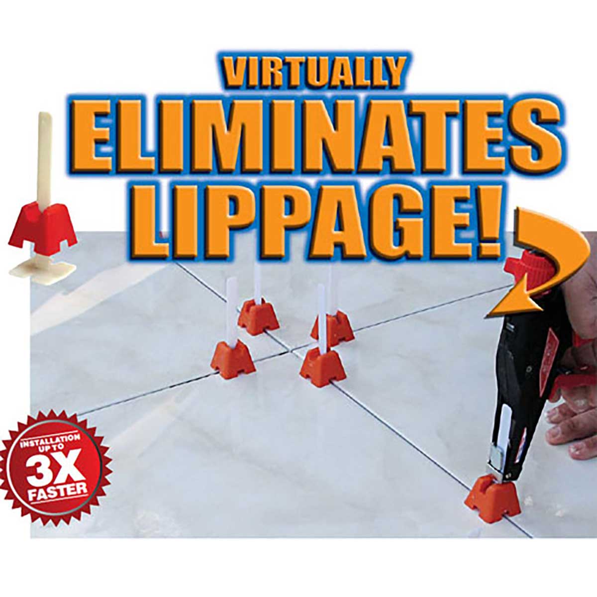 Tuscan Tile Leveling System components arranged for professional tile installation