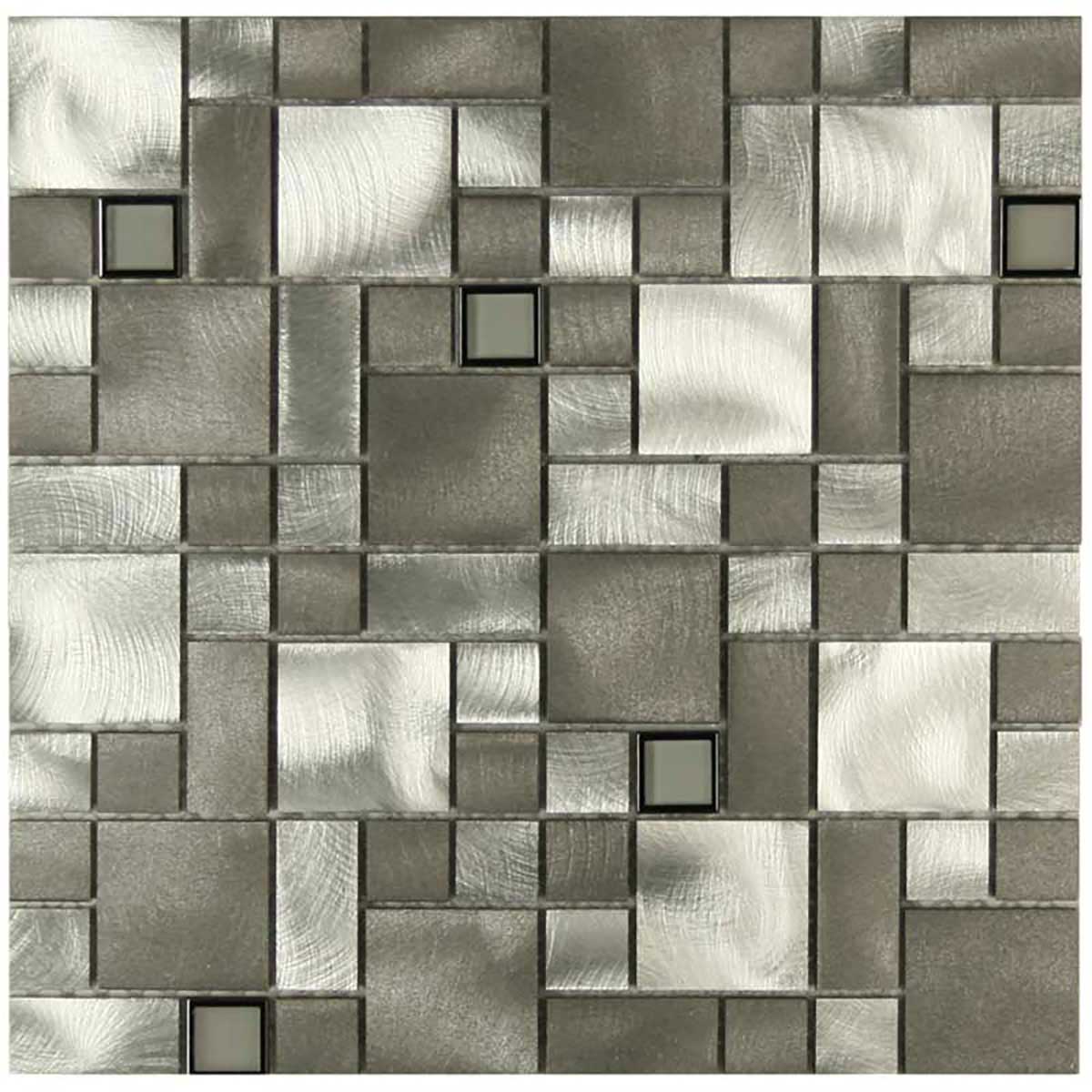 Mt Sterling Blend Mini Versi aluminum glass mosaic tile