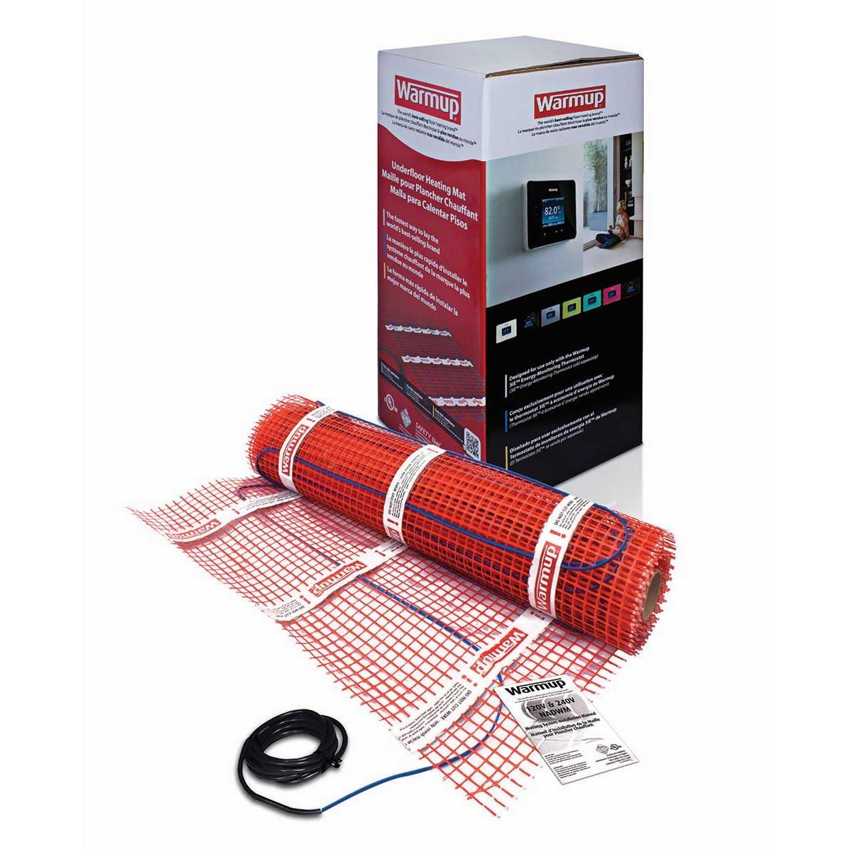 Warmup StickyMat DWM floor radiant Heating Mat 20 inch wide