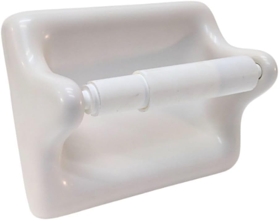 Ceramic Toilet Paper Holder 6x5 Thinset Installation Bathroom Tissue Roll