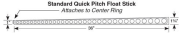 Quick Pitch Extra Float Stick Single Piece Quick Pitch Extra Float Stick Single Piece