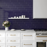 Ceramic Level Tiles Series - Electric Blue 4 x 16