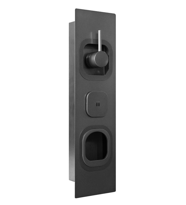 Serene Steam Shower Solar Flare Revive ADA - Matte Black
