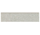 Porcelain Rock look Matte Bullnose 3 x 12 - Light Grey