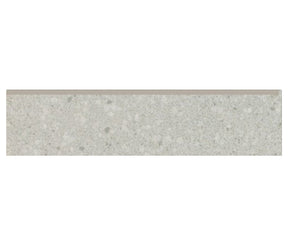 Porcelain Rock look Matte Bullnose 3 x 12 - Light Grey