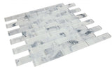 Mosaic Glass Tile Laguna Falls White
