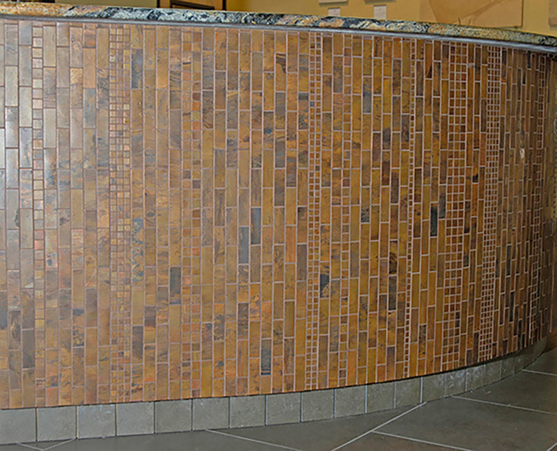Metal Tile  Antique Copper 1 x 1