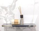 SereneDrains Shower Shelf Stainless Steel - Traditional Square - Polished