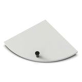 Boundless Shelving Solutions 9 inch Corner Shelf Dove Grey