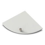 Boundless Shelving Solutions 9 inch Corner Shelf Dove Grey