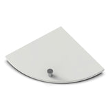 Boundless Shelving Solutions 9 inch Corner Shelf Dove Grey