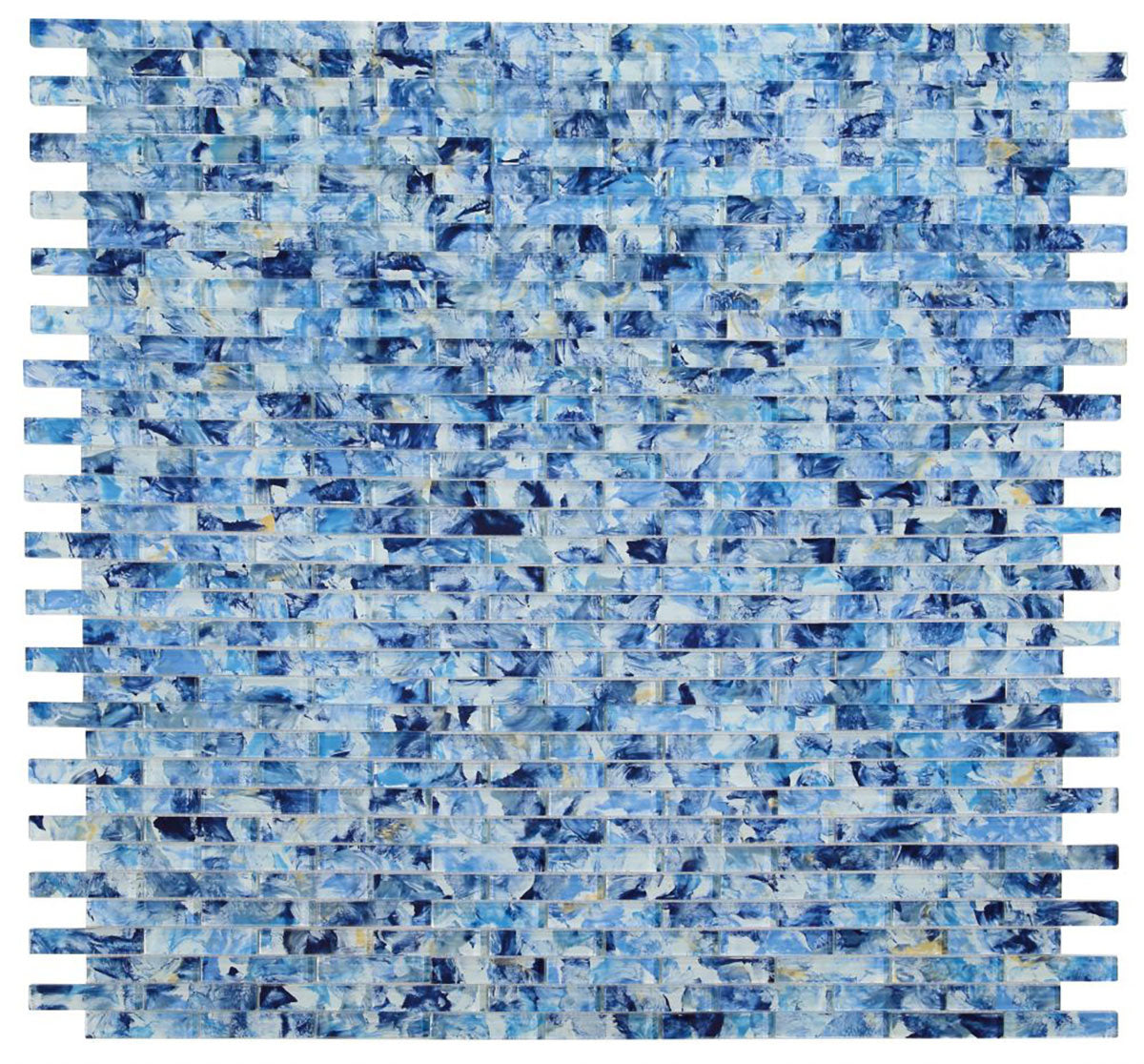 Mosaic Glass Tile Laguna Falls Blue