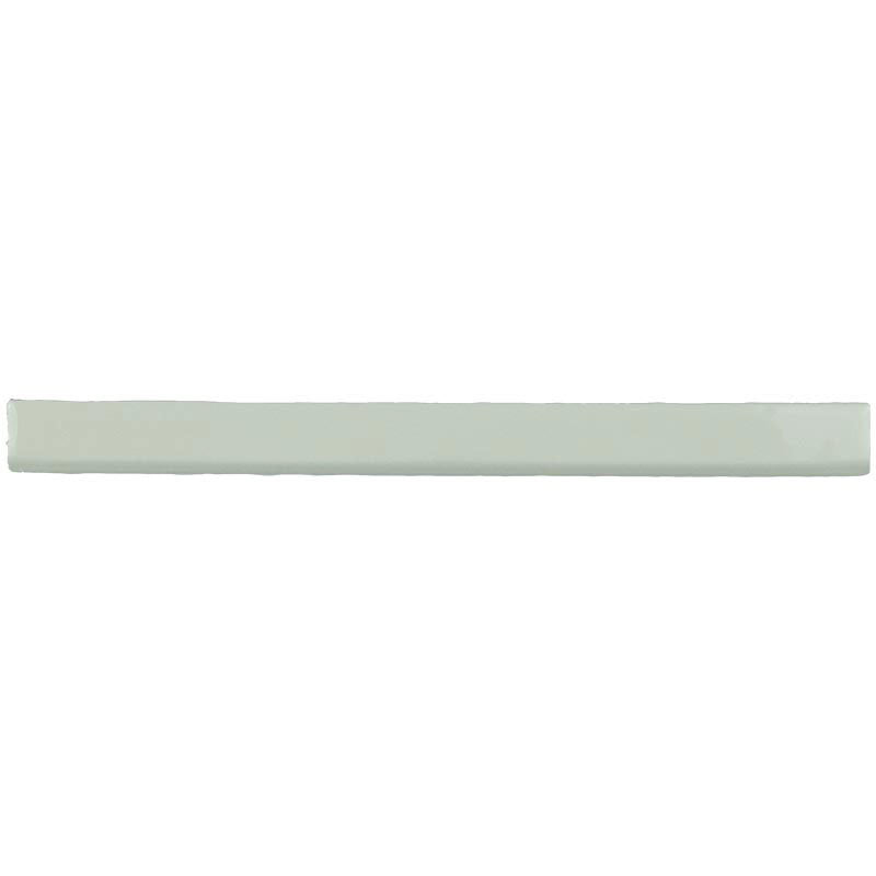 Kaleidoscope Handmade Ceramic Tile Bullnose 1x12 - Cream