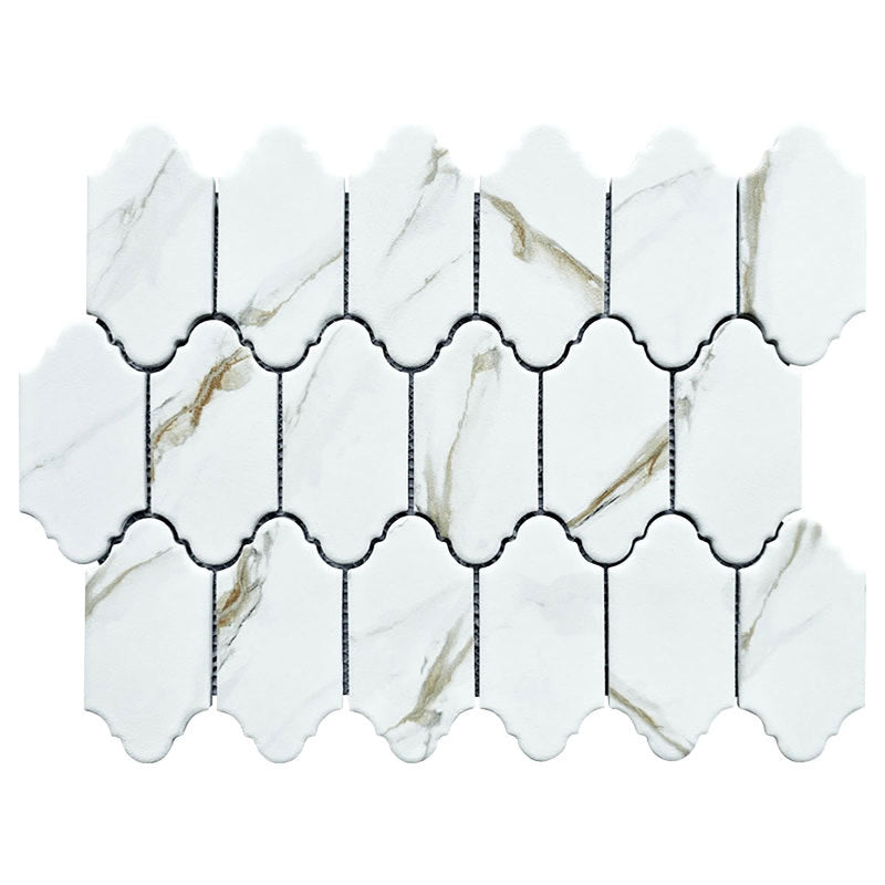 Mosaics Mini Provenzal Porcelain - Calacatta