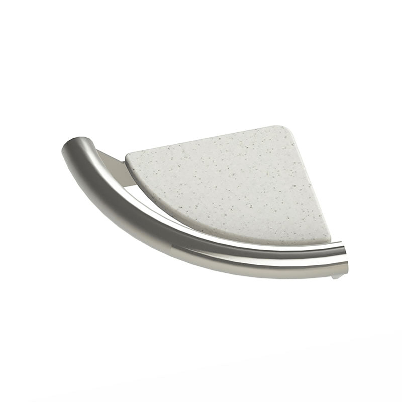 Invisia 2-in-1 Corner Shelf with Integrated Grab Bar