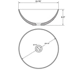 Quare Design Dynamic Washbasin Single Sink Bowl