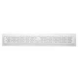 SereneDrains Linear Shower Drain Broken Lane - Matte White 35