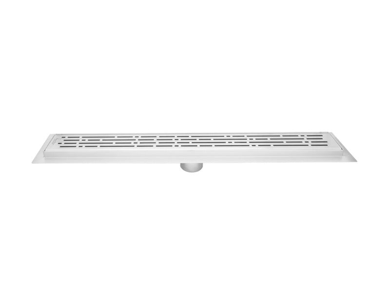 SereneDrains Linear Shower Drain Broken Lane Brushed 72