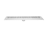 SereneDrains Linear Shower Drain Broken Lane Brushed 72
