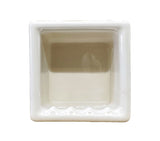 Recessed Soap Dish Porcelain 6 White Glossy