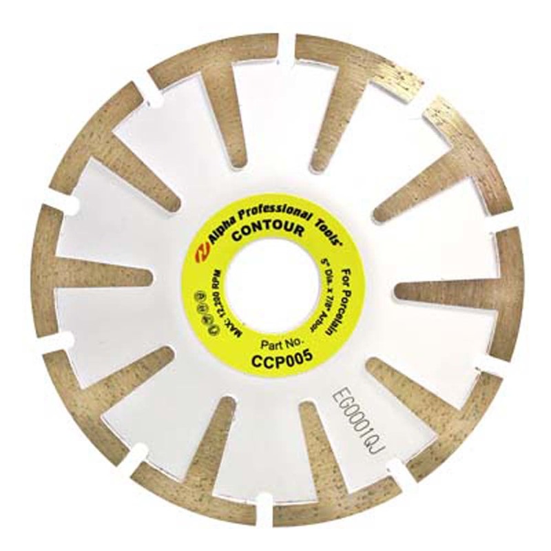 Alpha Contour for Porcelain Crystallized Glass n Sintered Slabs 4.5 Inch