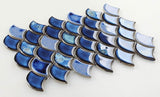 Mosaic Handmade Porcelain Tile - Royal Blue