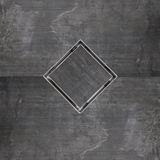 SereneDrains Square Shower Drain Tile Insert Brushed Stainless 4