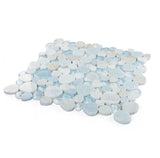 Marble and Glass in Pebble look - Sky Blue