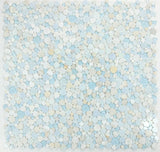 Marble and Glass in Pebble look - Sky Blue