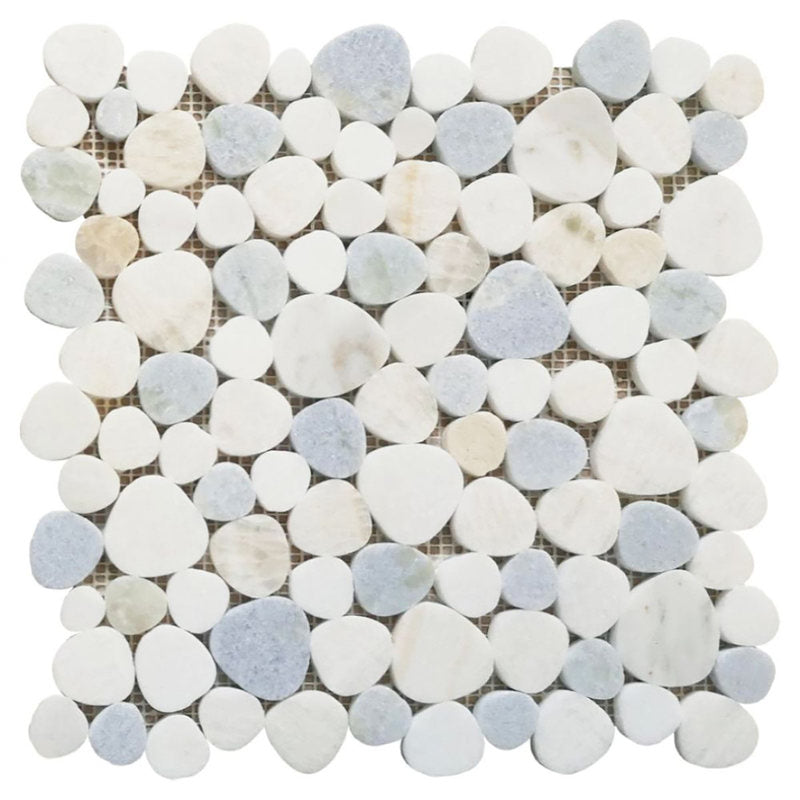 Marble Pebbles Mosaics Heart Shape - Marina