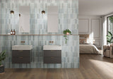 Alhambra Series White Ceramic Tile - Lago