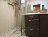 Quartz Linear Shower Drain Stainless Steel Pixel 55