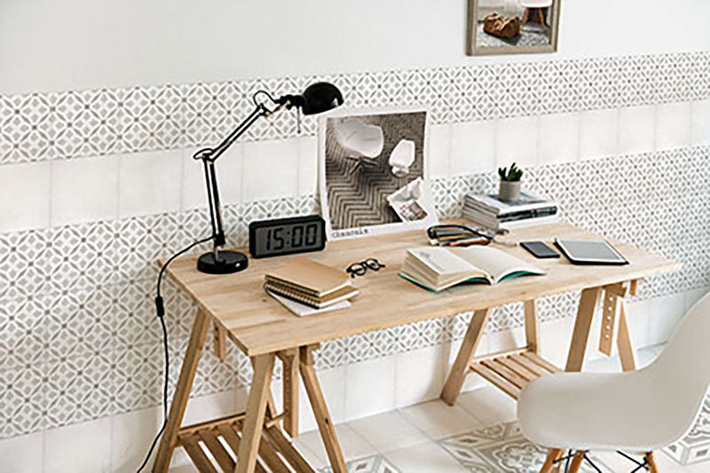 Porcelain Patterned Tile 8 x 8 - Arcade
