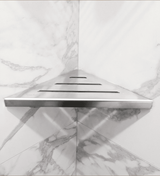 SereneDrains Triangle Shelf Stainless Steel Brushed Stainless 9