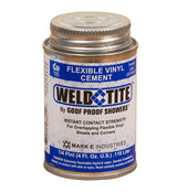 Pan Liner Glue Flexible Vinyl Cement 4 oz