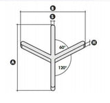 Raimondi X Spacers for Rhombus Tile 2mm - 200 Pack