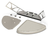 Victoria Series Corner Foot Prop - Brushed Nickel