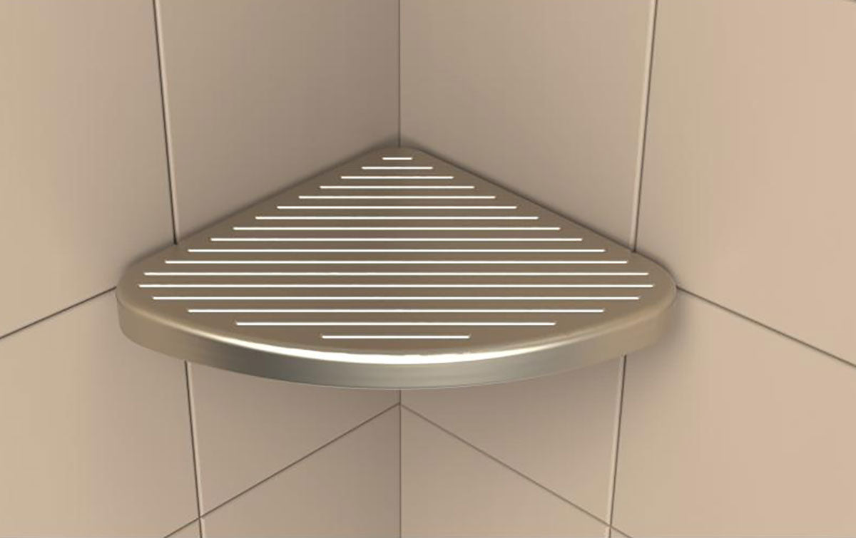 Victoria Series Corner Foot Prop - Brushed Nickel