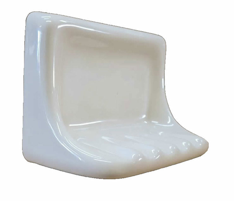 Porcelain Soap Dish - Biscuit Glossy