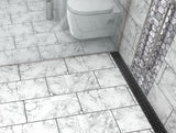 Quartz Linear Shower Drain Matte Black - Hawaii 28
