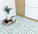 Mosaics Mini Provenzal Porcelain - Calacatta